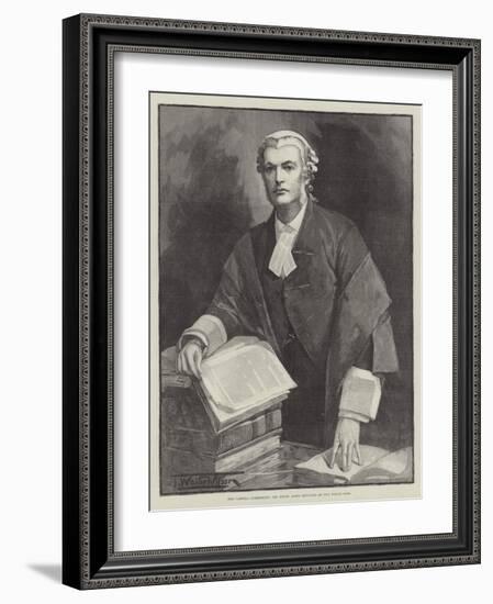 The Parnell Commission, Sir Henry James Replying on the Whole Case-Thomas Walter Wilson-Framed Giclee Print