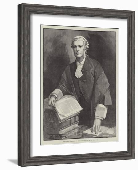 The Parnell Commission, Sir Henry James Replying on the Whole Case-Thomas Walter Wilson-Framed Premium Giclee Print