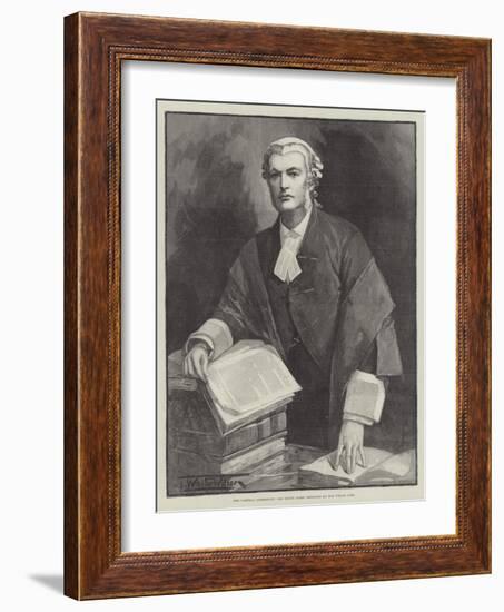 The Parnell Commission, Sir Henry James Replying on the Whole Case-Thomas Walter Wilson-Framed Premium Giclee Print