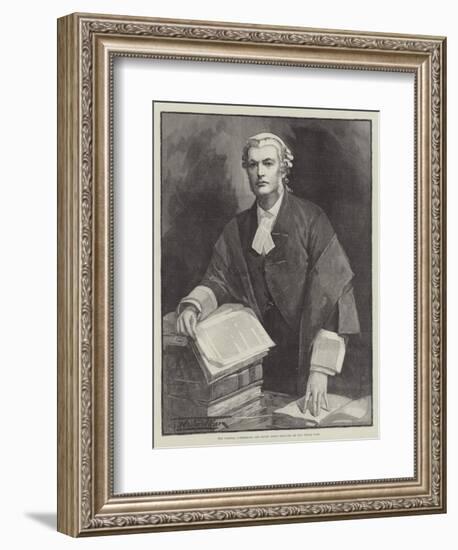 The Parnell Commission, Sir Henry James Replying on the Whole Case-Thomas Walter Wilson-Framed Giclee Print
