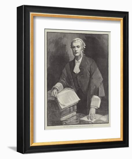 The Parnell Commission, Sir Henry James Replying on the Whole Case-Thomas Walter Wilson-Framed Giclee Print