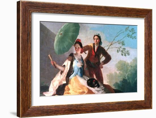 The Parosol, 1777-Francisco de Goya-Framed Giclee Print