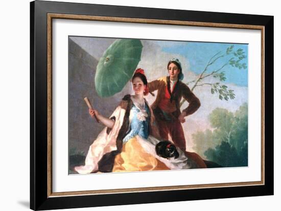 The Parosol, 1777-Francisco de Goya-Framed Giclee Print