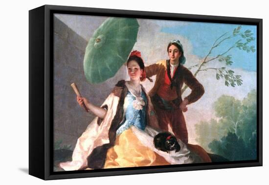 The Parosol, 1777-Francisco de Goya-Framed Premier Image Canvas
