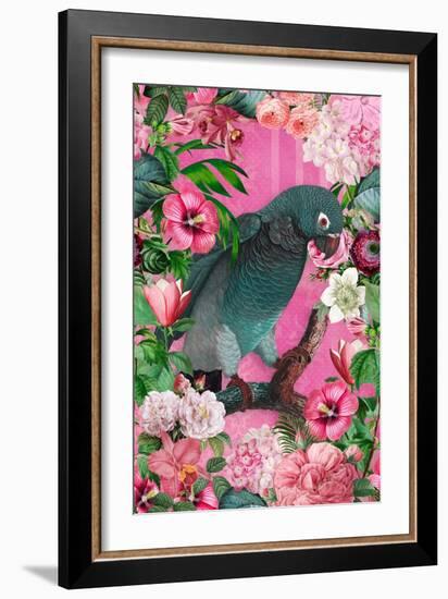 The Parrots Paradise Garden 3-Andrea Haase-Framed Giclee Print