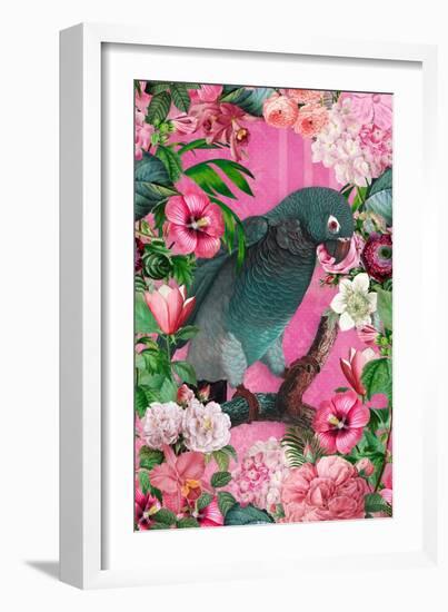 The Parrots Paradise Garden 3-Andrea Haase-Framed Giclee Print