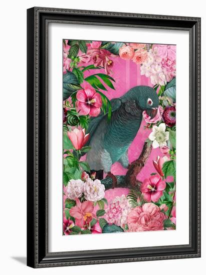 The Parrots Paradise Garden 3-Andrea Haase-Framed Giclee Print