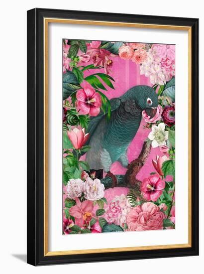 The Parrots Paradise Garden 3-Andrea Haase-Framed Giclee Print