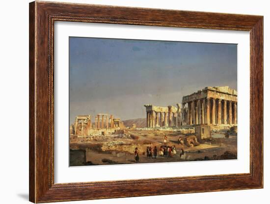 The Parthenon, 1863-Ippolito Caffi-Framed Giclee Print