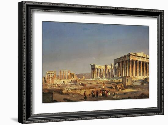 The Parthenon, 1863-Ippolito Caffi-Framed Giclee Print