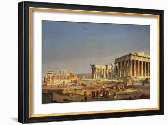 The Parthenon, 1863-Ippolito Caffi-Framed Giclee Print