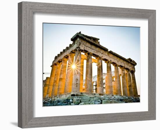 The Parthenon, Acropolis, Athens, Greece-Doug Pearson-Framed Photographic Print