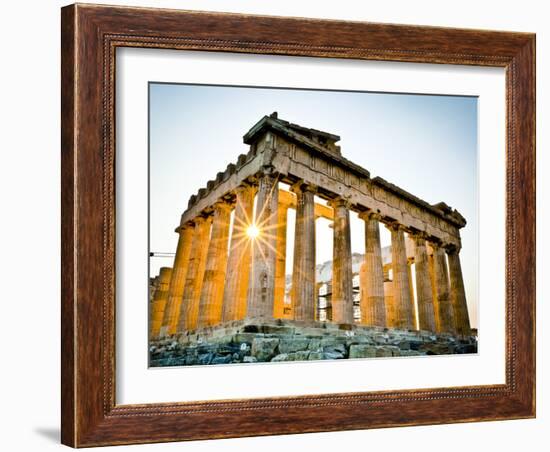 The Parthenon, Acropolis, Athens, Greece-Doug Pearson-Framed Photographic Print