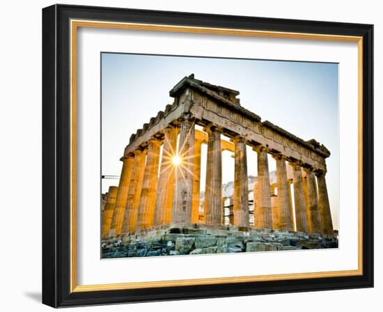 The Parthenon, Acropolis, Athens, Greece-Doug Pearson-Framed Photographic Print