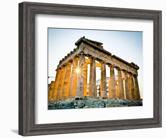 The Parthenon, Acropolis, Athens, Greece-Doug Pearson-Framed Photographic Print