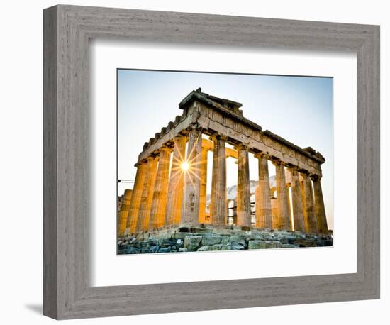 The Parthenon, Acropolis, Athens, Greece-Doug Pearson-Framed Photographic Print