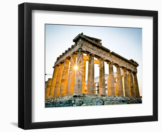 The Parthenon, Acropolis, Athens, Greece-Doug Pearson-Framed Photographic Print