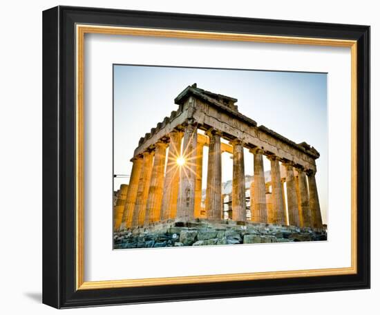 The Parthenon, Acropolis, Athens, Greece-Doug Pearson-Framed Photographic Print