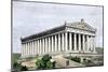 The Parthenon Atop the Acropolis at the Height of Athens' Power, 400s Bc-null-Mounted Giclee Print