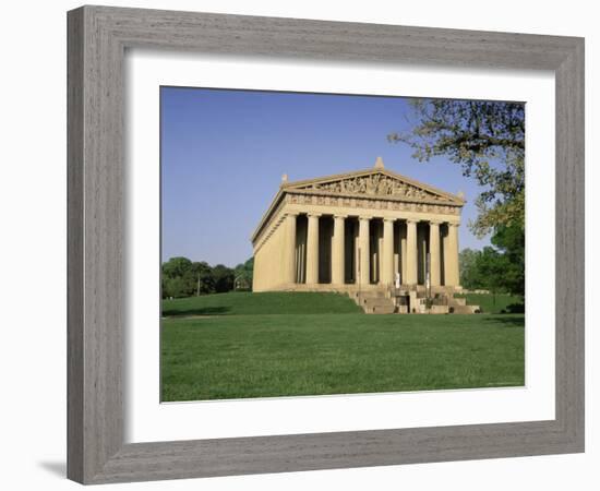 The Parthenon in Centennial Park, Nashville, Tennessee, United States of America, North America-Gavin Hellier-Framed Photographic Print