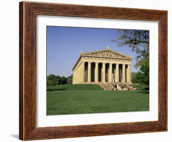 The Parthenon in Centennial Park, Nashville, Tennessee, United States of America, North America-Gavin Hellier-Framed Photographic Print