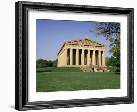 The Parthenon in Centennial Park, Nashville, Tennessee, United States of America, North America-Gavin Hellier-Framed Photographic Print