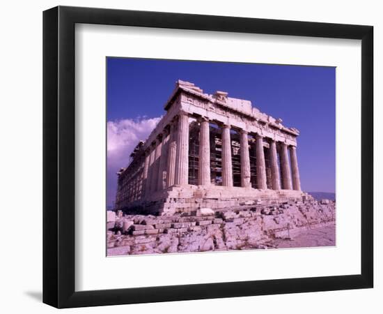 The Parthenon on the Acropolis, Ancient Greek Architecture, Athens, Greece-Bill Bachmann-Framed Photographic Print