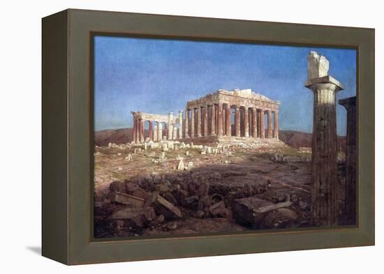 The Parthenon-Frederic Edwin Church-Framed Stretched Canvas