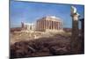 The Parthenon-Frederic Edwin Church-Mounted Art Print