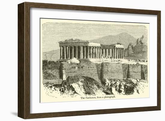 The Parthenon-null-Framed Giclee Print