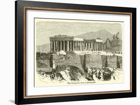 The Parthenon-null-Framed Giclee Print