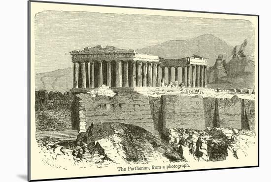 The Parthenon-null-Mounted Giclee Print