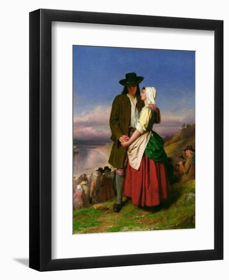 The Parting of Evangeline and Gabriel, C.1870-John Faed-Framed Giclee Print