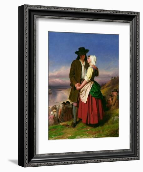 The Parting of Evangeline and Gabriel, C.1870-John Faed-Framed Giclee Print