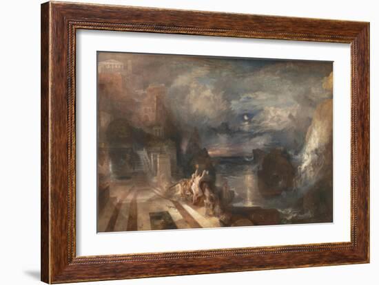 The Parting of Hero and Leander, before 1837-J. M. W. Turner-Framed Giclee Print