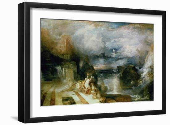 The Parting of Hero and Leander-J. M. W. Turner-Framed Giclee Print