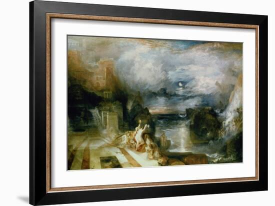 The Parting of Hero and Leander-J. M. W. Turner-Framed Giclee Print