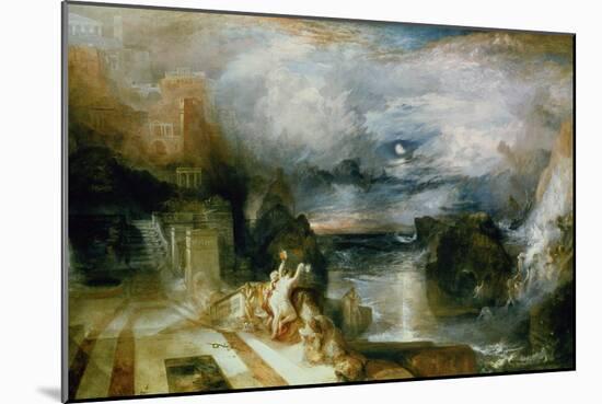 The Parting of Hero and Leander-J. M. W. Turner-Mounted Giclee Print