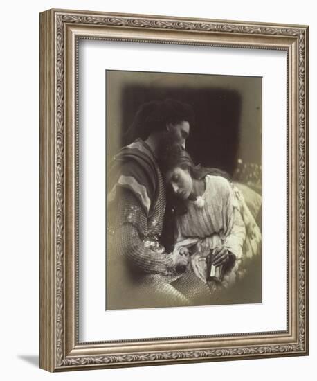 The Parting of Sir Lancelot and Queen Guenièvre-Julia Margaret Cameron-Framed Giclee Print