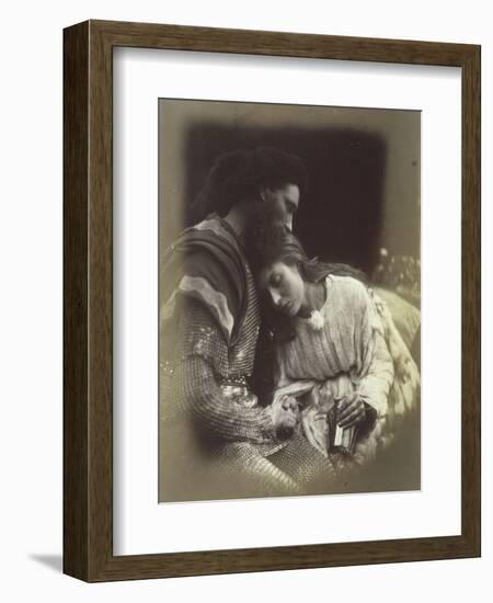 The Parting of Sir Lancelot and Queen Guenièvre-Julia Margaret Cameron-Framed Giclee Print