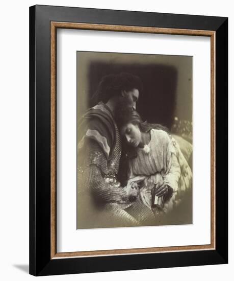 The Parting of Sir Lancelot and Queen Guenièvre-Julia Margaret Cameron-Framed Giclee Print