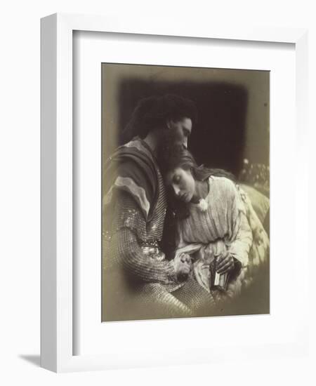 The Parting of Sir Lancelot and Queen Guenièvre-Julia Margaret Cameron-Framed Giclee Print