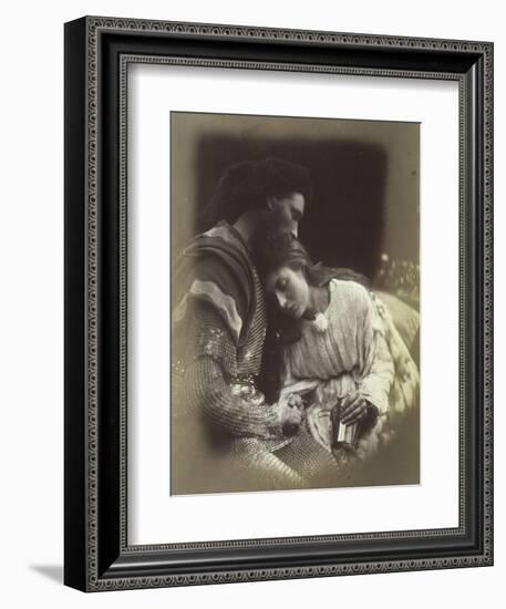 The Parting of Sir Lancelot and Queen Guenièvre-Julia Margaret Cameron-Framed Giclee Print