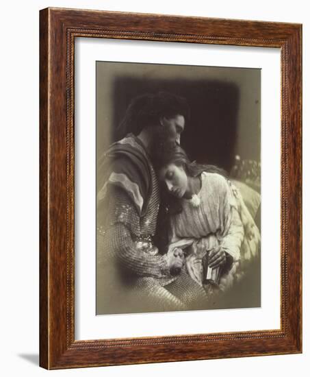 The Parting of Sir Lancelot and Queen Guenièvre-Julia Margaret Cameron-Framed Giclee Print