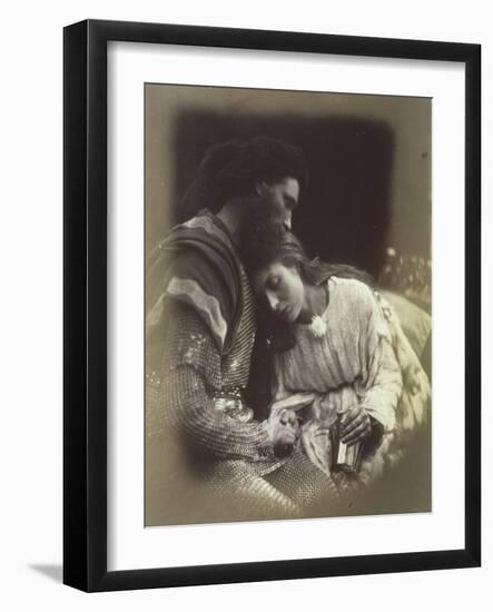 The Parting of Sir Lancelot and Queen Guenièvre-Julia Margaret Cameron-Framed Giclee Print