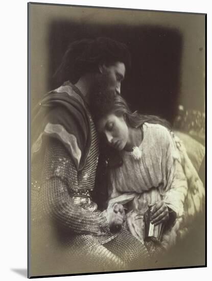 The Parting of Sir Lancelot and Queen Guenièvre-Julia Margaret Cameron-Mounted Giclee Print