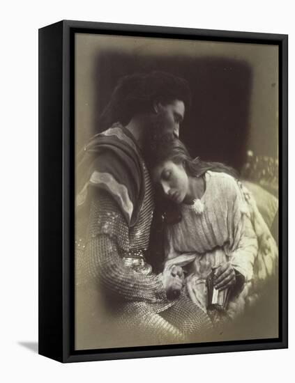 The Parting of Sir Lancelot and Queen Guenièvre-Julia Margaret Cameron-Framed Premier Image Canvas