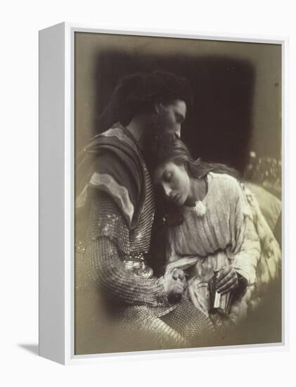 The Parting of Sir Lancelot and Queen Guenièvre-Julia Margaret Cameron-Framed Premier Image Canvas