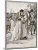 The Parting of Sir Thomas More and His Daughter-English School-Mounted Giclee Print
