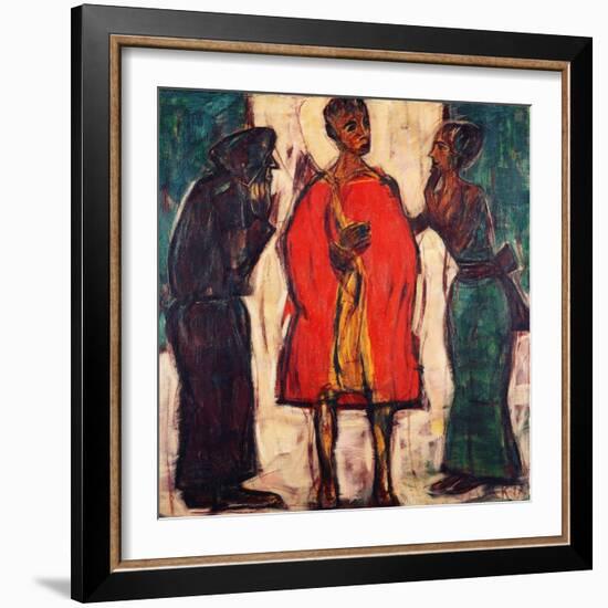 The Parting of the Ways; Am Scheideweg, 1917 (Tempera on Canvas)-Christian Rohlfs-Framed Giclee Print